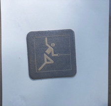 Bierdeckel - Fechten - olympische Spiele 1972 München - Piktogramm Otl Aicher