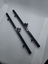 2x Lego Piratenschiff Mast Schwarz, 47978, 7075, Scharnier, Gelenk