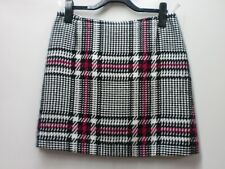 karierter Woll Rock Gr. 42/44