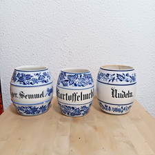 3 antike Keramik Dosen in