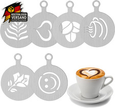 Kaffeeschablone, 6 Schablonen