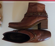 Stiefel,Cowboy lady Gr.40 Leder Made in Italy roberto d´angels gut