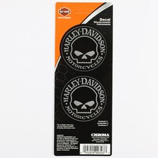 Harley Davidson Willie G Skull Totenkopf HD Logo Sticker Aufkleber Decal Biker