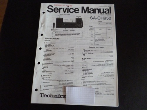 Original service manual - original,