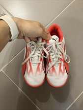 Hallen Fußballschuhe - Puma - 33 - Weiß Pink
