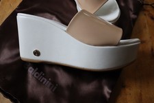 neuwertige Keil-Sandalen von Baldinini in Gr. 37 __ Leder __ incl. Staubbeutel