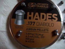 40 Stück Diabolo mit Kreuzschlitz - JSB Hades - 4,5mm