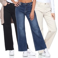 Hailys Damen Wide Leg Jeans