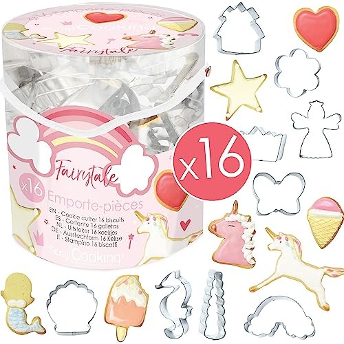Einhorn ausstecher set 16tlg - ausstecher,