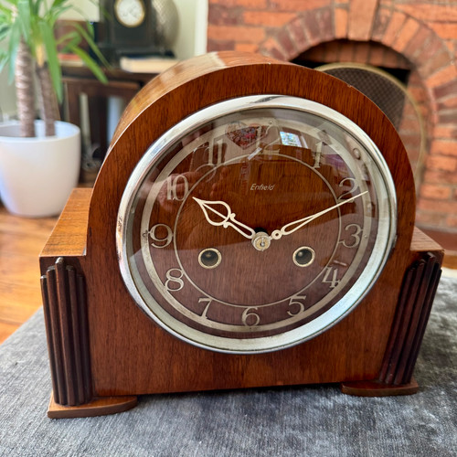Vintage enfield kaminuhr art - vintage,