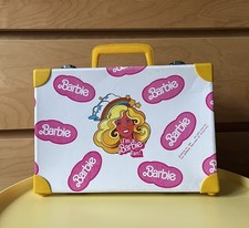 (lesen) Barbie Koffer 1986 Mattel 80er Puppenkoffer Vintage Alt