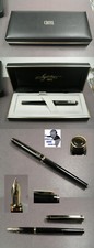 Cross Signature Füllfederhalter schwarz mit M Feder in Box 80er Jahre