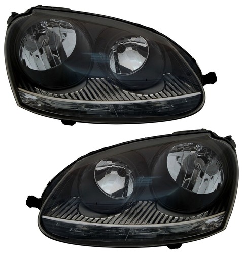 Scheinwerfer schwarz links - links, +