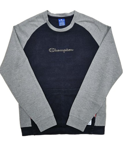 Champion sweatshirt navy grau - sweatshirt,