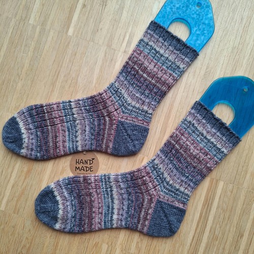 Wollsocken handgestrickt gr - wollsocken,