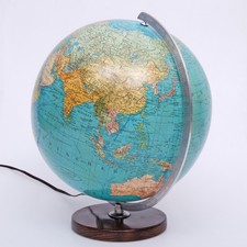 Vintage Atlantis Glas Globus