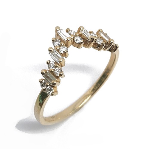 Damenring gelbgold 585 mit - gelbgold,