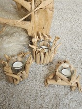 Treibholz Windlicht Stöckchen