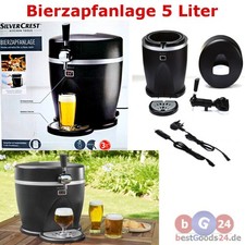 Silvercrest Bierzapfanlage 5 L Partyfässer – Thermoelektrisch, Geräuscharm, LED