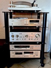 Luxmann-Komplettanlage mit Plattenspieler und Canton Lautsprecher