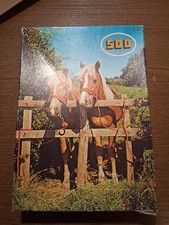 Puzzle 500 Teile  Haflinger Pferde  gebraucht  Retro Vintage