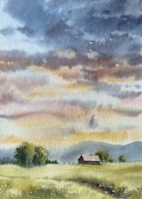  Originales Gemälde, Aquarell