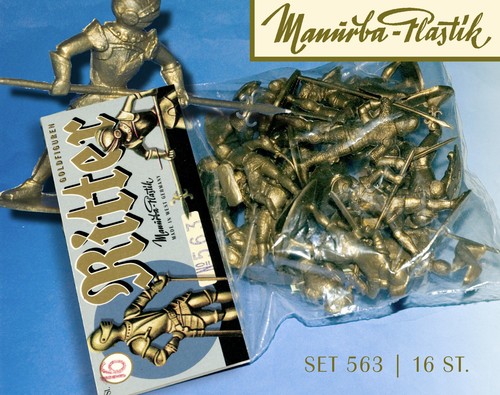 Heinerle gold ritter set 563 - ritter,