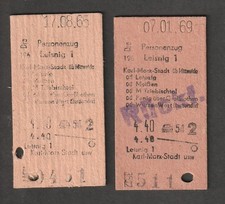 2 Fahrkarten der Deutschen