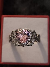 Rosa Stein Ring 9mm Gr.59-60