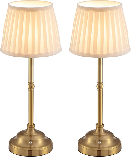 Led tischlampe kabellos 2er - tischlampe,