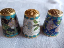 3 x Fingerhut  Metall