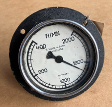 Mühle Glashütte Variometer Steigungsmesser Flugzeug um 1940 Wehrmacht WK 4113-2