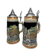 Vintage Keramik Bierkrug mit