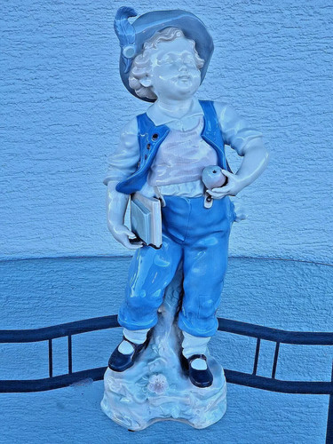 Alte große porzellan figur - große,