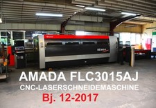 AMADA FLC3015AJ Fiber Laser 2 kW 12-2017 CNC-LASERSCHNEIDMASCHINE