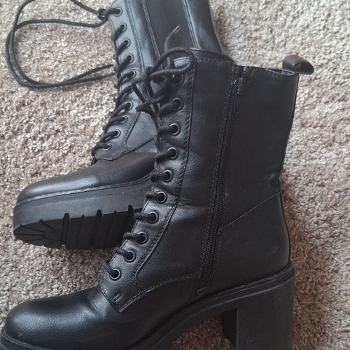 Stiefeletten schwarz leder - schwarz,