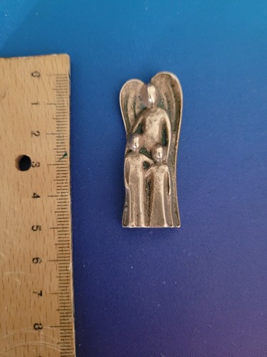 Engel schutzengel figur bronze - figur,