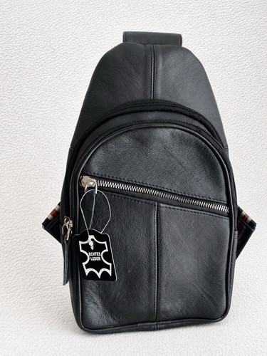 Herren sling bag echtleder - herren,