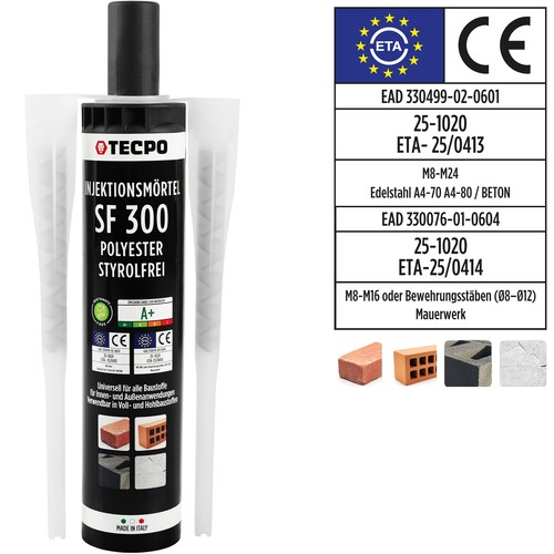 Tecpo injektionsmörtel 300 - tecpo, ml