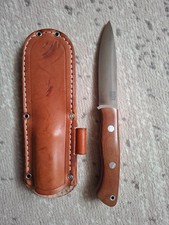 Bark River Aurora, Lederhülle, CPM Magnacut, natural Canvas Micarta