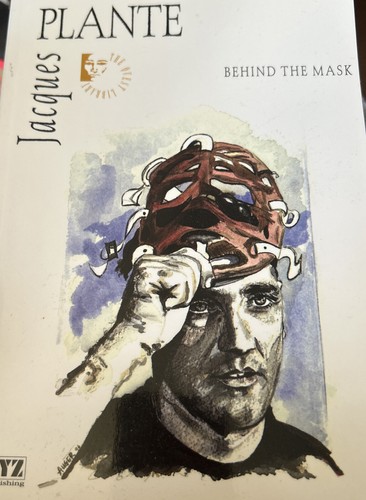 Jacques plante behind - the, mask