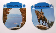 Souvenir-Aufkleber Set Nauplia