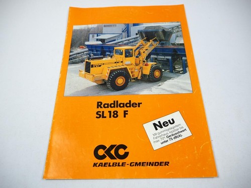Kaelbele sl18 radlader - sl18,