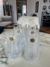 6 Longdrink Kristallgläser