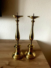 2 große 31 cm massive Messing