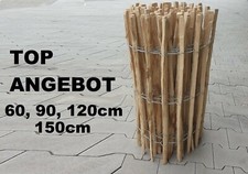 Staketenzaun Höhe 60-150cm  Gartenzaun Zaunlatte Holzzaun Zaun Teichumrandung