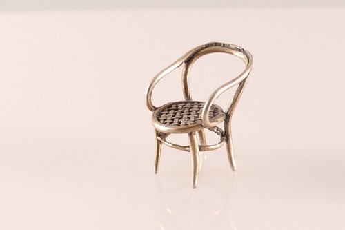 Silberfigur miniatur stuhl - miniatur,