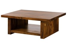 Massivholz Couchtisch 120x85