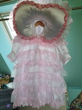  Sissykleid Abschließbar Satin und Organza für Erwachsene 