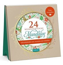 Weihnachtliche mandalas zum - weihnachtliche,